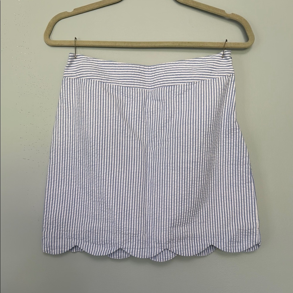 Vineyard Vines Skirt Size 0 White and Blue Mini Skirt Resort Wear